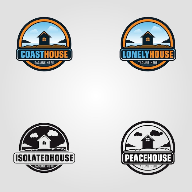 Modelo do logotipo da casa da paz