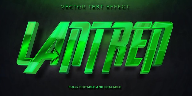 Modelo editável de efeito de texto de lanterna