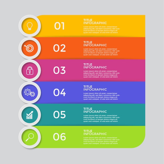 Modelo infográfico simples