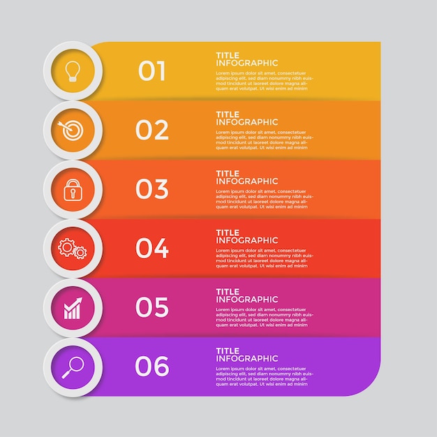 Modelo infográfico simples