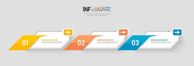 Modelo mínimo de infográficos de negócios