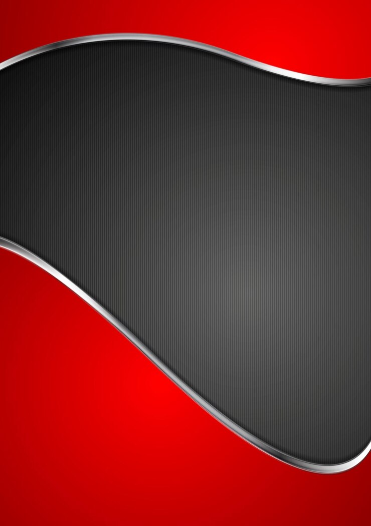 Modelo ondulado abstrato Estilo metálico Desenho vetorial