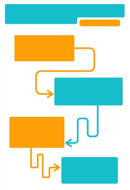 Vetor modelo para instrução ou processo infográfico vector illustraion isolado no fundo branco