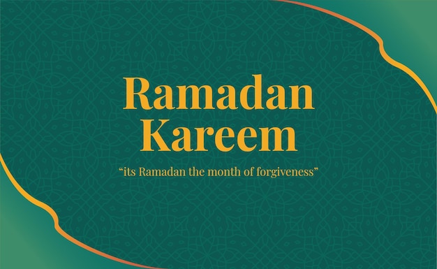 Vetor modelo ramadan kareem