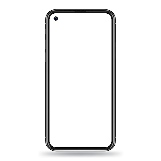 modelo realista de smartphone