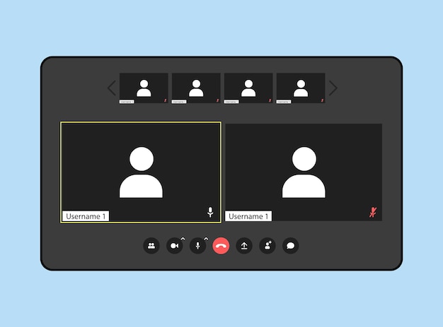 Modelo uiux para aplicativo de videoconferência e reuniões em tablet