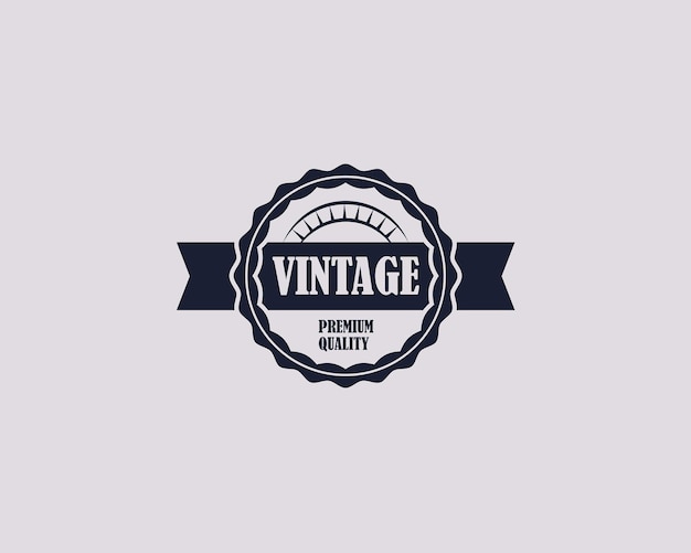 Modelo vetorial de design de logotipo vintage Retro logotipo de rótulo de emblema vintage