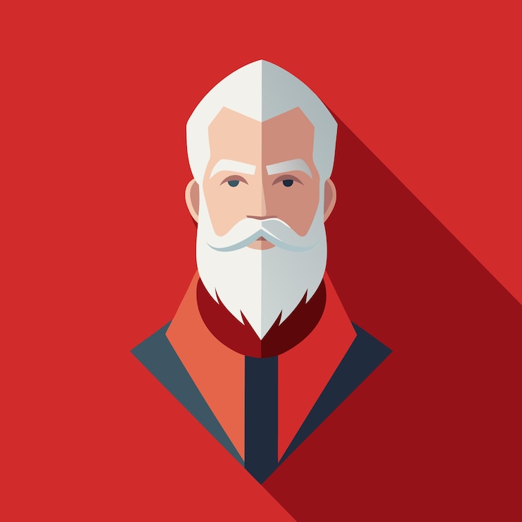 Vetor modelo vetorial de ilustração de papai noel para a temporada de natal