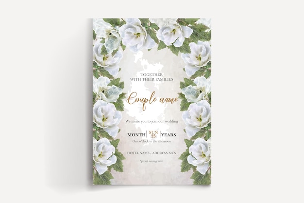 Modelos de convite de casamento
