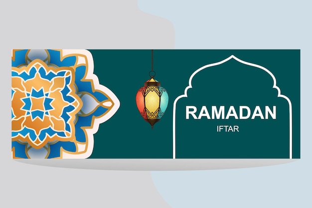 Modelos de design de banners do Ramadão