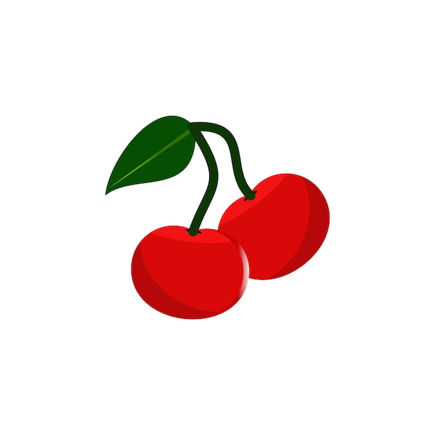 modelos de design vetorial de ícones de cereja
