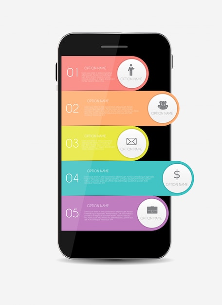 Vetor modelos de infográfico para negócios.