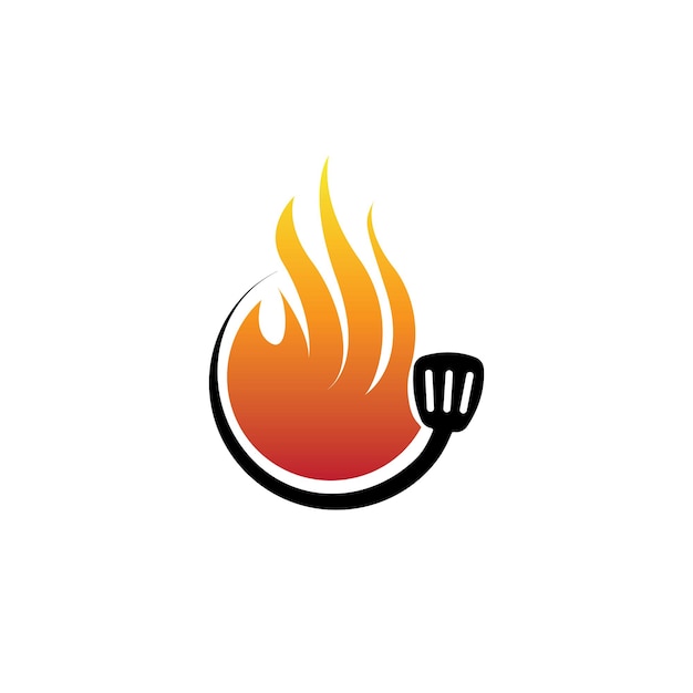 Vetor modelos de logotipo do hot grill