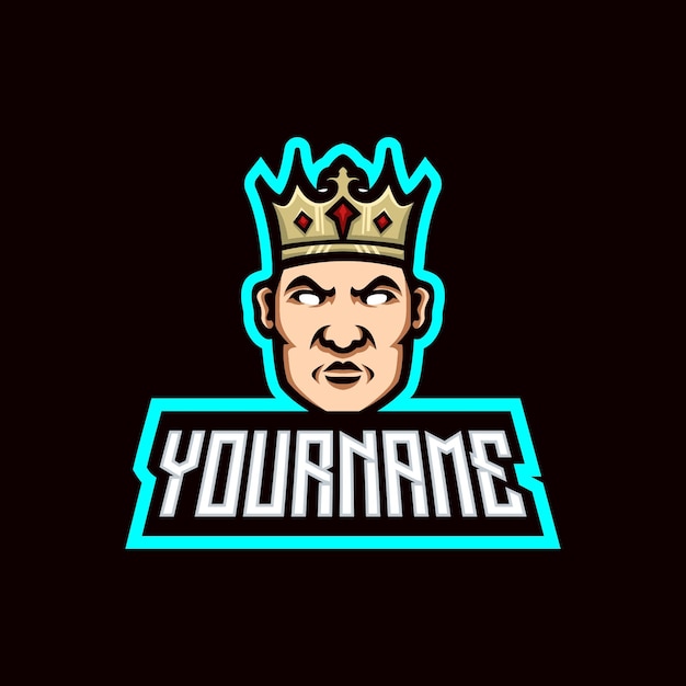 MODELOS DE LOGOTIPO DO KING MASCOT