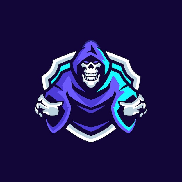 Modelos de logotipo do skull esports