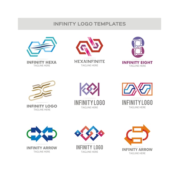 Modelos de logotipo infinity