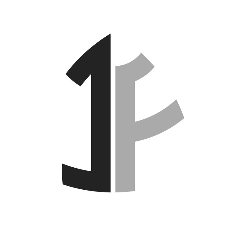 Vetor modern creative if logo design letter if icon para qualquer negócio e empresa