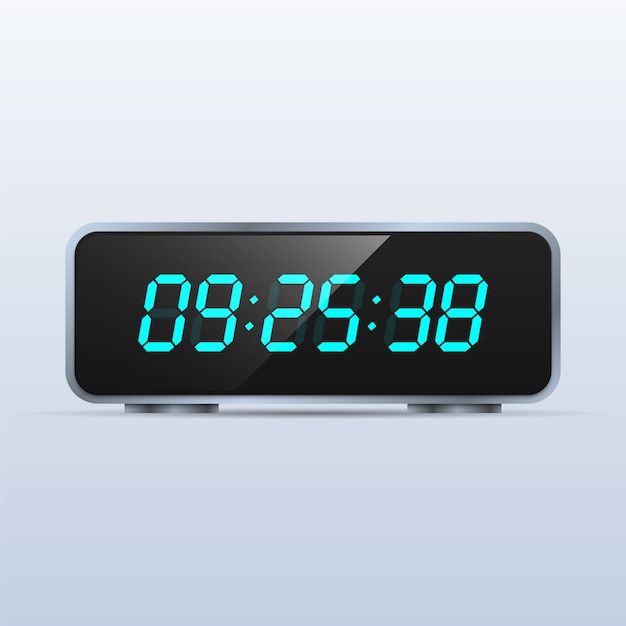 Vetor modern digital clock