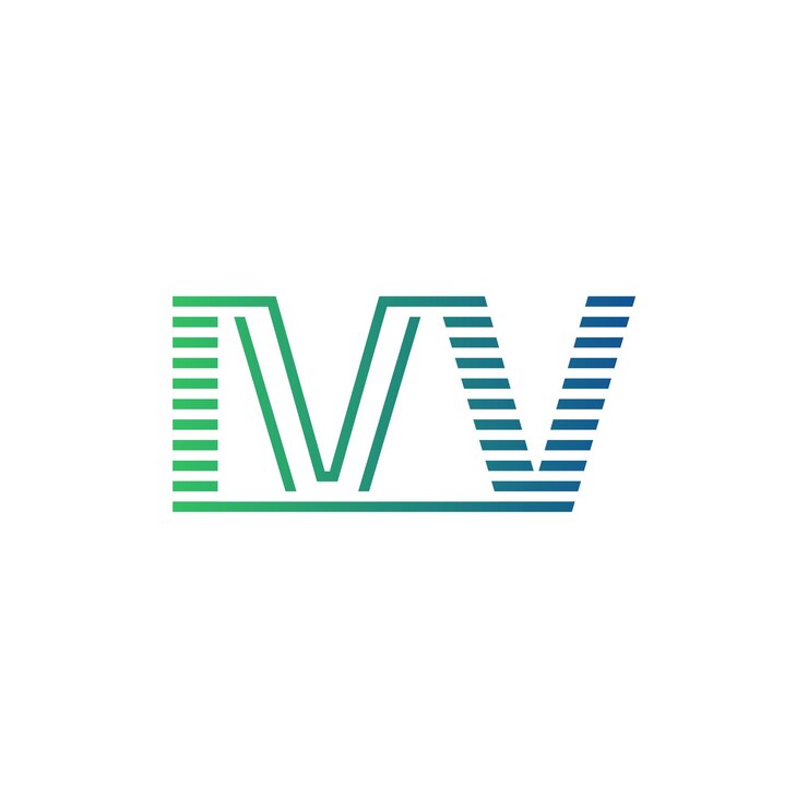 Vetor modern ivv logo design letter ivv minimalist professional e versátil branding icon para identidade empresarial