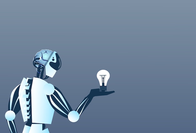 Modern Robot Hold Lâmpada