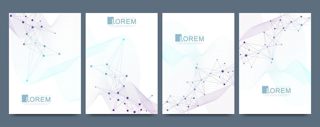 Moderno design de modelo de capa de cuidados de saúde para um relatório e design de brochura médica, folheto, folhetos para apresentação de impressão. ilustração em vetor design de ciência de modelo de capa de saúde