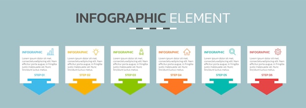 Moderno, quatro, passos, branca, infograph, disposição, desenho, negócio, diagramas ...
