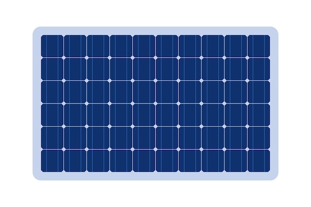 Vetor módulo de grade do painel solar bateria elétrica de energia solar padrão de célula solar fundo do painel de bateria de energia solar fonte alternativa de energia eco ilustração vetorial isolada no fundo branco