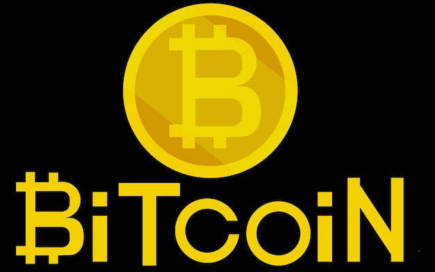 Moeda digital bitcoin dourada tecnologia futurista de dinheiro digital rede mundial