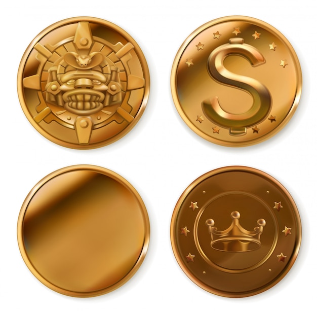 Moedas de ouro.