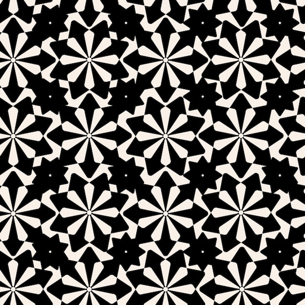 Moinhos de Vento Negros. Padrão geométrico decorativo sem emenda Repetindo o fundo Tileable impressão de papel de parede
