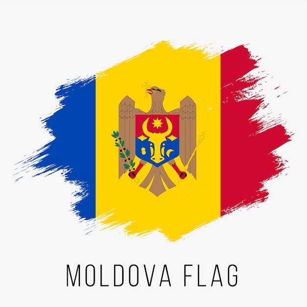 Moldávia vector flag bandeira da moldávia para o dia da independência grunge bandeira da moldávia bandeira da moldávia