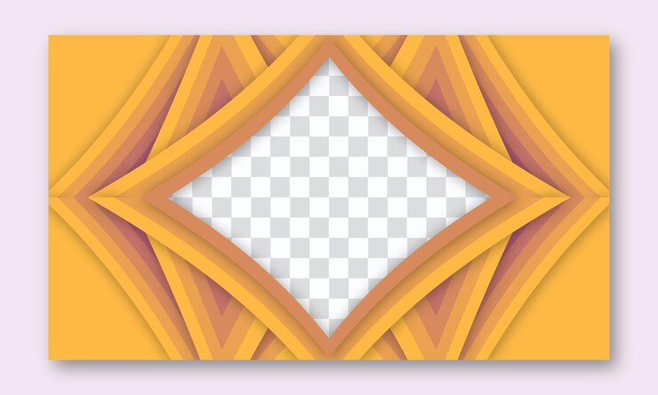 Vetor molde amarelo. formas geométricas com cores amarelas e violetas.