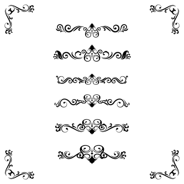 Moldura Clássica Ornamento Vintage Borda