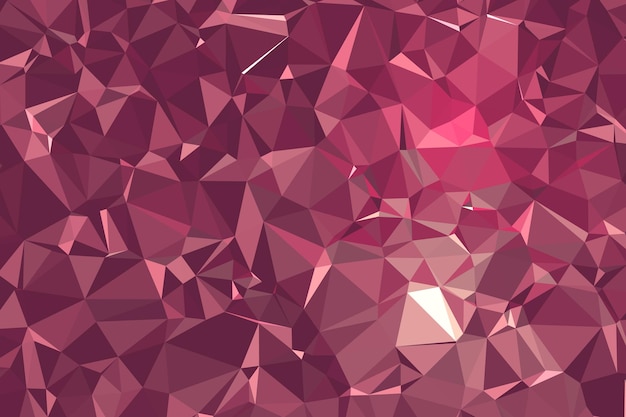 Vetor molécula de fundo poligonal geométrico abstrato rosa e comunicação. conceito de ciência, química, biologia, medicina, tecnologia.