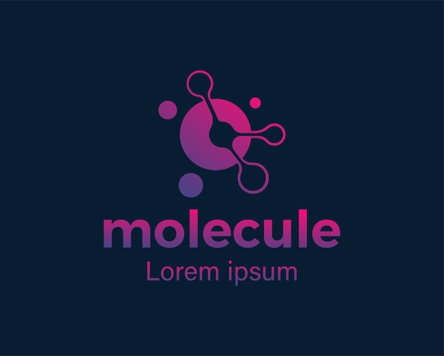 Molecule logo connect logo color logo gen logo