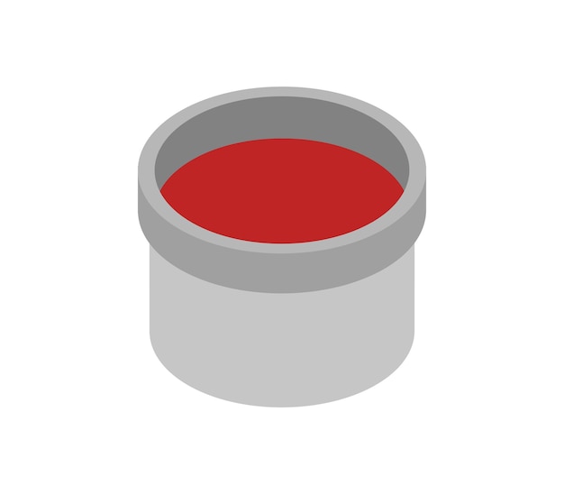 molho vermelho isométrico