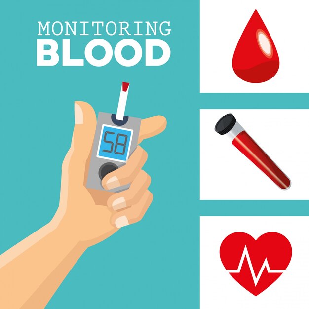 Monitoramento do design do sangue