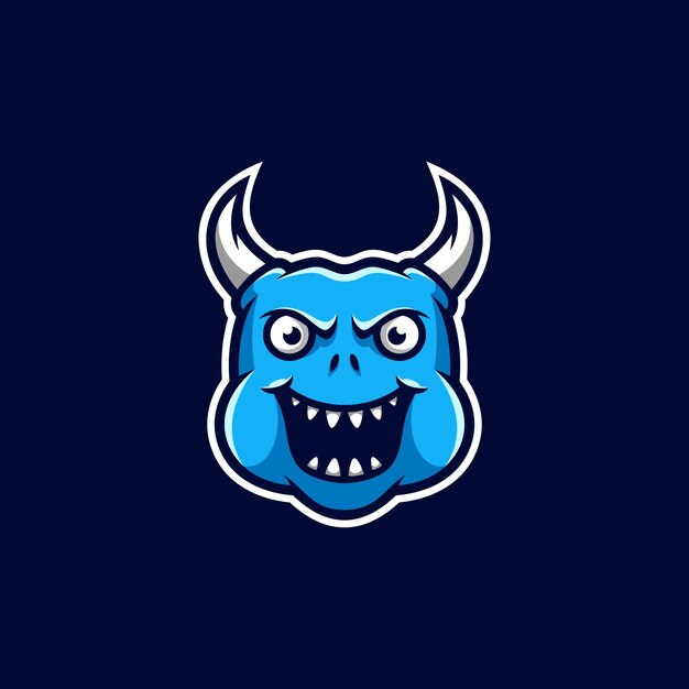 Monster mascot design vector