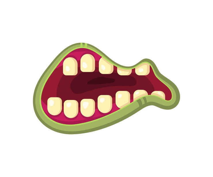 Vetor monstro da boca