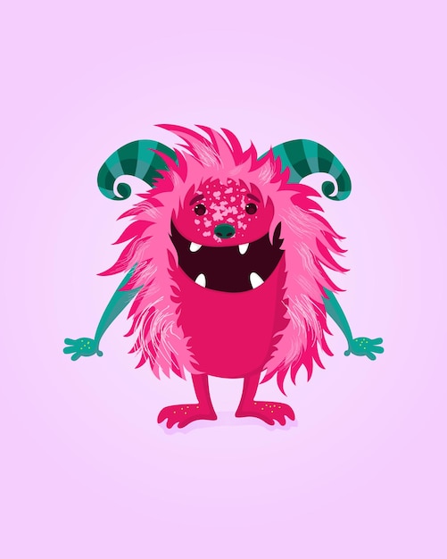 Baixe Adorável garotinha com cabelo rosa e roupa inspirada em monstro Kawaii  PNG - Creative Fabrica