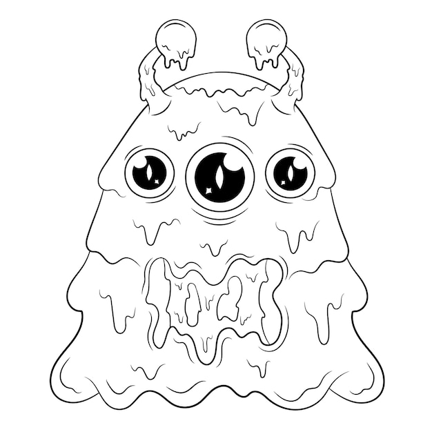 Desenho De Páginas Para Colorir Monstros Da Coleção Congelada Por Esboço  Jessa Vetor PNG , Desenho De Monstro, Desenho De Asa, Desenho De Anel  Imagem PNG e Vetor Para Download Gratuito