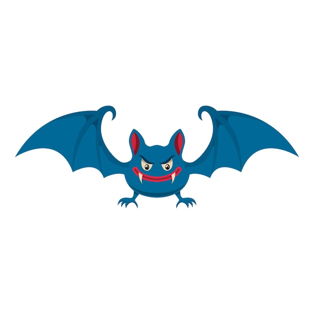 Morcego de halloween dos desenhos animados. elemento de design para cartaz, cartão, banner, panfleto. ilustração vetorial