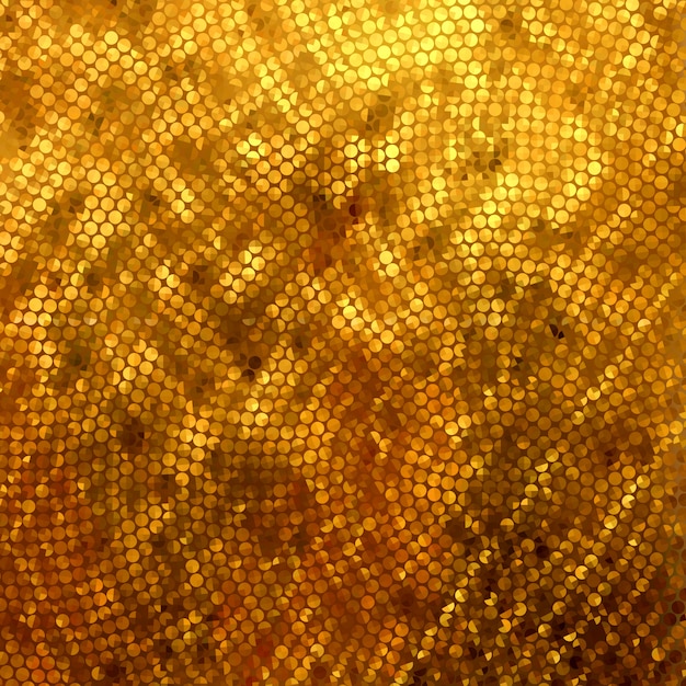 Mosaico dourado. fundo abstrato.