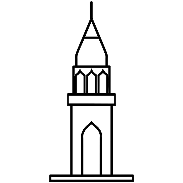mosque moderna torre elegante mosque moderna 6