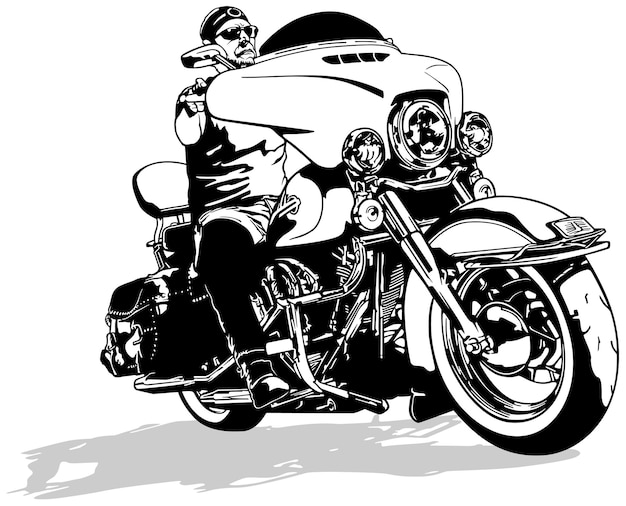 HARLEY-DAVIDSON, Desenho moto, Motos classicas, Harley davidson