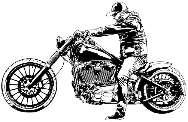 HARLEY-DAVIDSON, Desenho moto, Motos classicas, Harley davidson