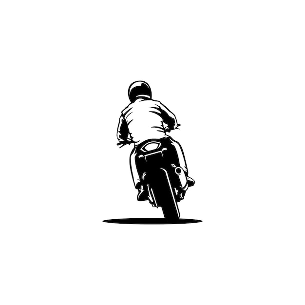 desenho de uma linha contínua motociclista andando de moto na estrada no  estilo de curva à esquerda. única linha desenhar desenho ilustração gráfica  de vetor. 7104789 Vetor no Vecteezy