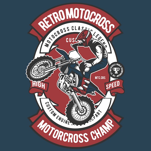 Motocross retro