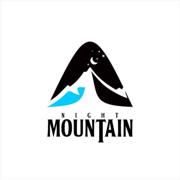 Mountain logo design caminhadas camp