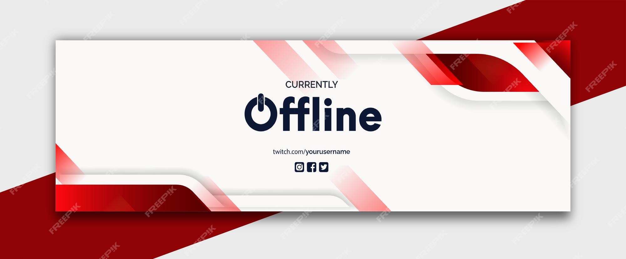 transmitir modelo de tela de banner de jogos offline com logotipo